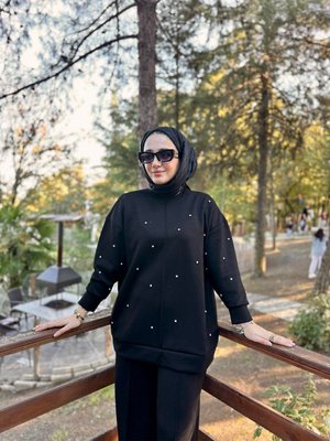 Siyah Taşlı İkili Takım