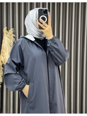 Kapüşonlu Trençkot