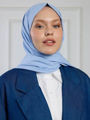 Bebe Mavisi Pure Pamuk Şal