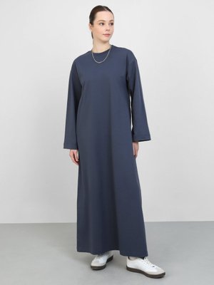 Granit Pamuklu Oversize Elbise