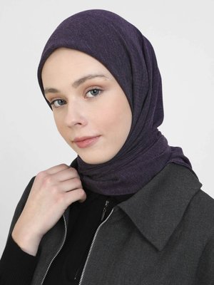 Morcivert Büyük Boy Pamuk Eşarp