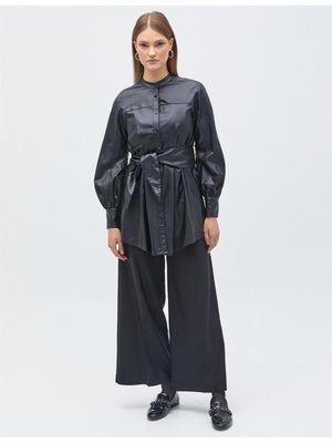 Hakim Yaka Suni Deri Siyah Tunik Hakim Yaka Suni Deri Siyah Tunik