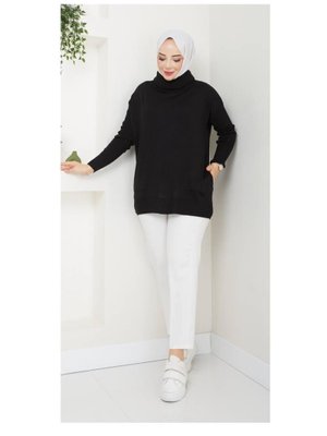 Balıkçi Yaka Cepli Triko Tunik