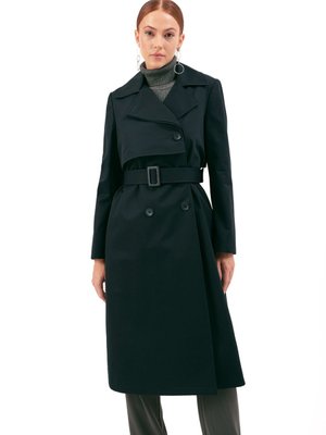 Rüzgarlık Detaylı Trençkot Rüzgarlık Detaylı Trençkot