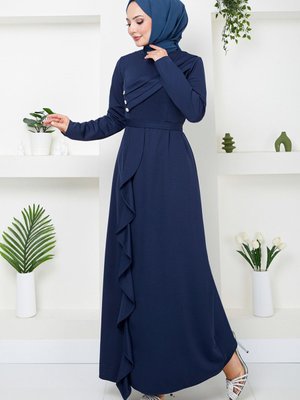 Drapeli Abiye Elbise M Laci Drapeli Abiye Elbise M Laci