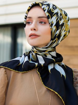 Şal Evi Güneş Twill Eşarp Renkli Şal Evi Güneş Twill Eşarp Renkli