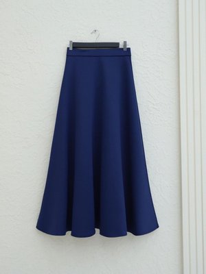 Fermuarlı Scuba Kloş Etek Fermuarlı Scuba Kloş Etek