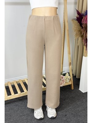 Taş Asler Bol Paça Pantolon