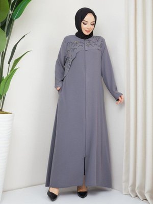 Giyim Krep Kumaş Ferace Lazer Kesim Abiye