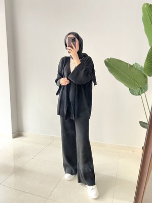 Kimono Triko Takım Siyah Kimono Triko Takım Siyah