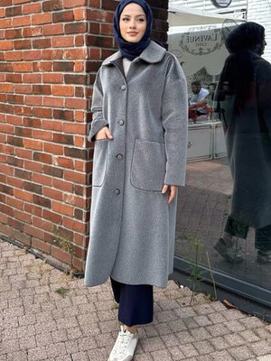 Shani Peluş Kaban Antrasit Shani Peluş Kaban Antrasit