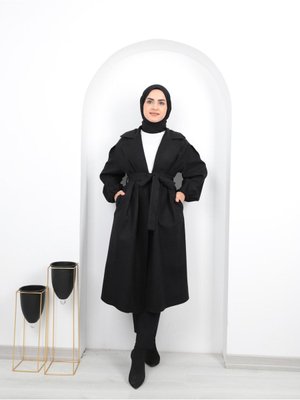 Balon Kaşe Ara Boy Kaban