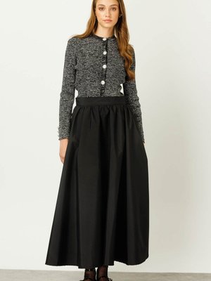 Premium Volumlu Siyah Balon Etek Premium Volumlu Siyah Balon Etek