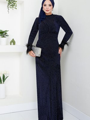 Otriş Detaylı Abiye Elbise M Laci Otriş Detaylı Abiye Elbise M Laci