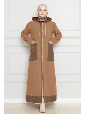 Vizon Torba Cep Kapüşonlu Kap Vizon Torba Cep Kapüşonlu Kap