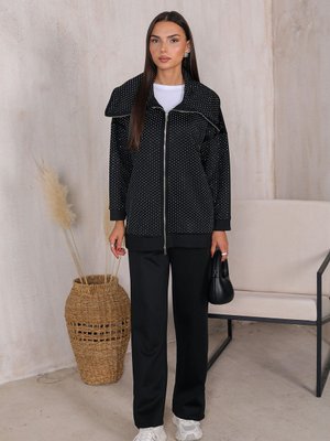 Siyah Taşlı Scuba Takım