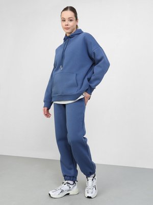 Şardonlu Jogger Pantolon Açık İndigo Şardonlu Jogger Pantolon Açık İndigo