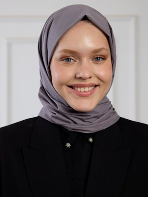 Gri Pure Pamuk Şal