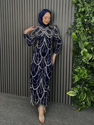 Defne Abiye Elbise Siyah