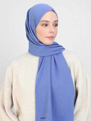 İndigo Pamuk Cazz Şal