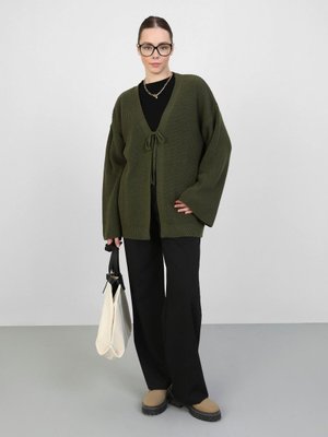 Triko Hırka Haki Triko Hırka Haki