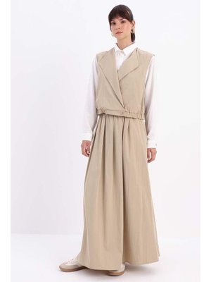 Yelekli Etekli Takım Kum