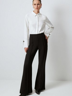 Nervürlü Krep Pantolon Nervürlü Krep Pantolon