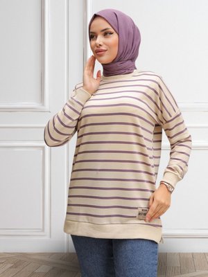 Lumieer Çizgili Tunik Lumieer Çizgili Tunik