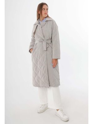 Çıtçıtlı Kemerli Kapitone Mont Taş Çıtçıtlı Kemerli Kapitone Mont Taş