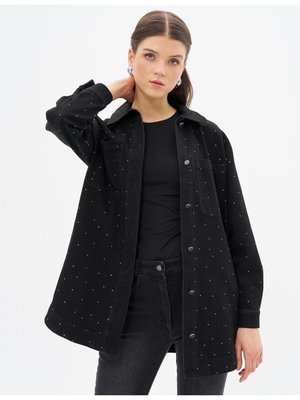 Denim Gömlek Ka A24 Siyah