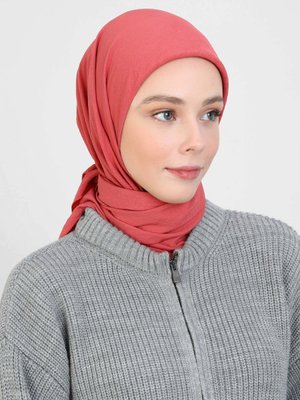 Nar Çiçegi Pamuk Cazz Eşarp