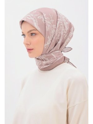 Bej Desenli Pamuk Viskon Şal