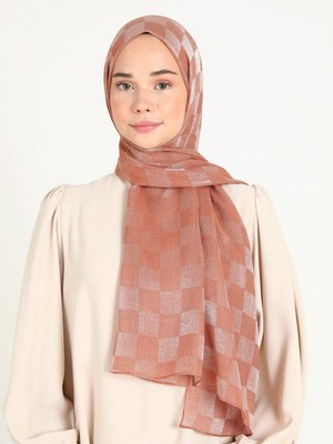 Tarçın Dama Karla Şal