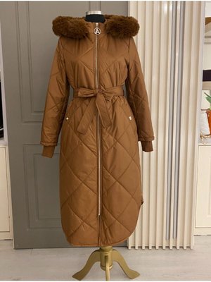 Yeni Sezon Trend Baklava Dilim Kapitone Kaban / Mont