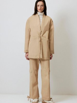 Geniş Cepli Gabardin Mont