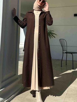 Asmin Kaşe Kaban Kahve Asmin Kaşe Kaban Kahve