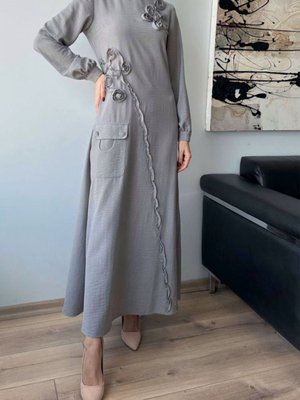 Uzun Onu Detayli Elbise