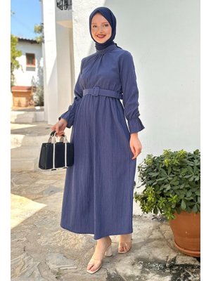 Ola Saks Mavisi Elbise