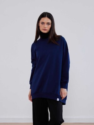 Oversıze Sweatshırt Lacivert