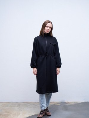 Tünelli Sweatshirt Siyah