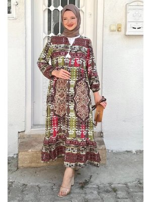 Bridal Kahverengi Elbise