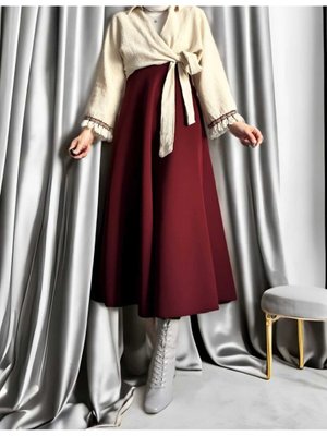 Puf Scuba Bordo Etek Puf Scuba Bordo Etek