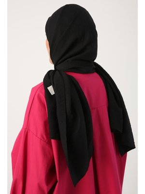 Siyah Ağaç Kabuğu Şal Açık