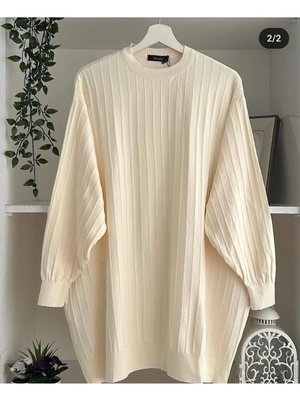 Ince Merserize Salaş Triko Tunik Beden Uyumlu