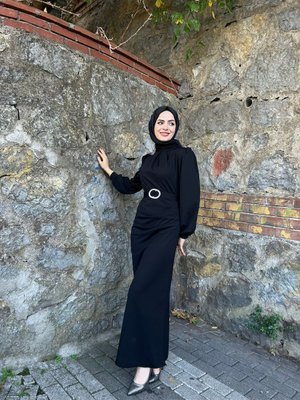 Scuba Seçil Detaylı Elbise