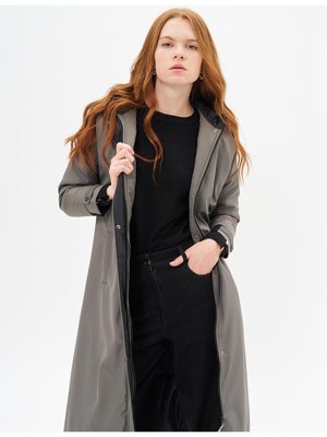 Patı Gizli Kapüşon Detaylı Anorak Mont Haki