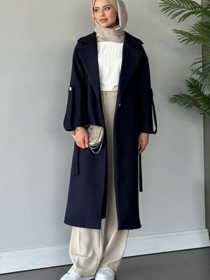 Vişhy Kaşe Kaban Lacivert