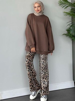 Oversize Bisiklet Yaka Sweatshirt Oversize Bisiklet Yaka Sweatshirt