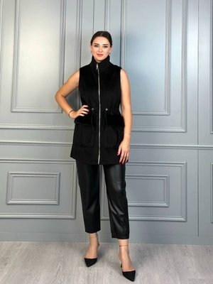 Yünlü Bel Lastikli Yelek