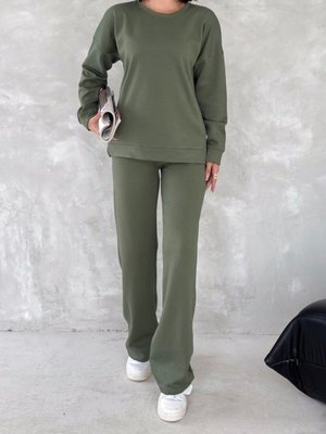 Kadin Basi?c Eşofman Takım I?çi? Polarli Modal Kumaş